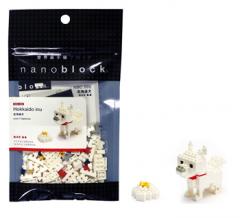 KAWADA NANOBLOCK 積木 北海道犬 (NB